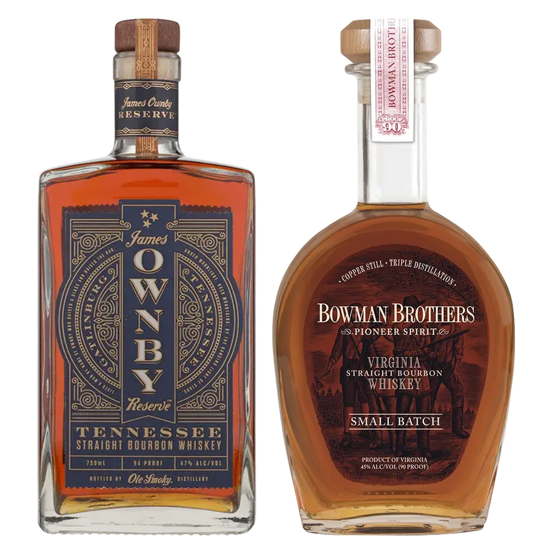James Ownby Straight Bourbon Reserve & Bowman Brothers Straight Bourbon Small Batch Bundle