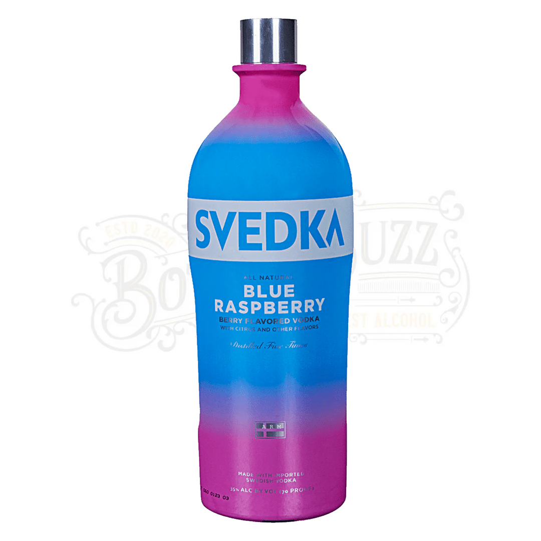 Svedka Blue Raspberry Flavored Vodka 1 L