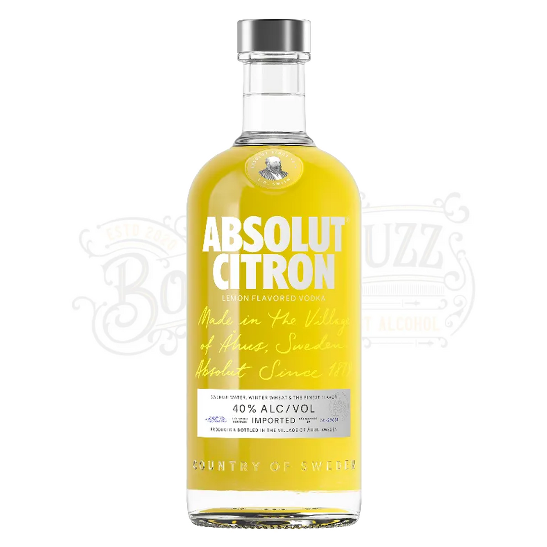 Absolut Lemon Flavored Vodka Citron 375 ml