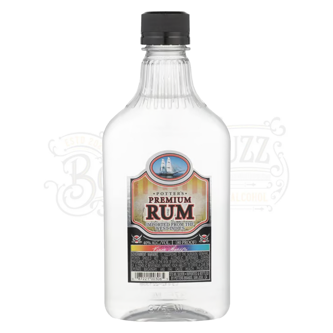 Potter's Light White Rum 375 ml