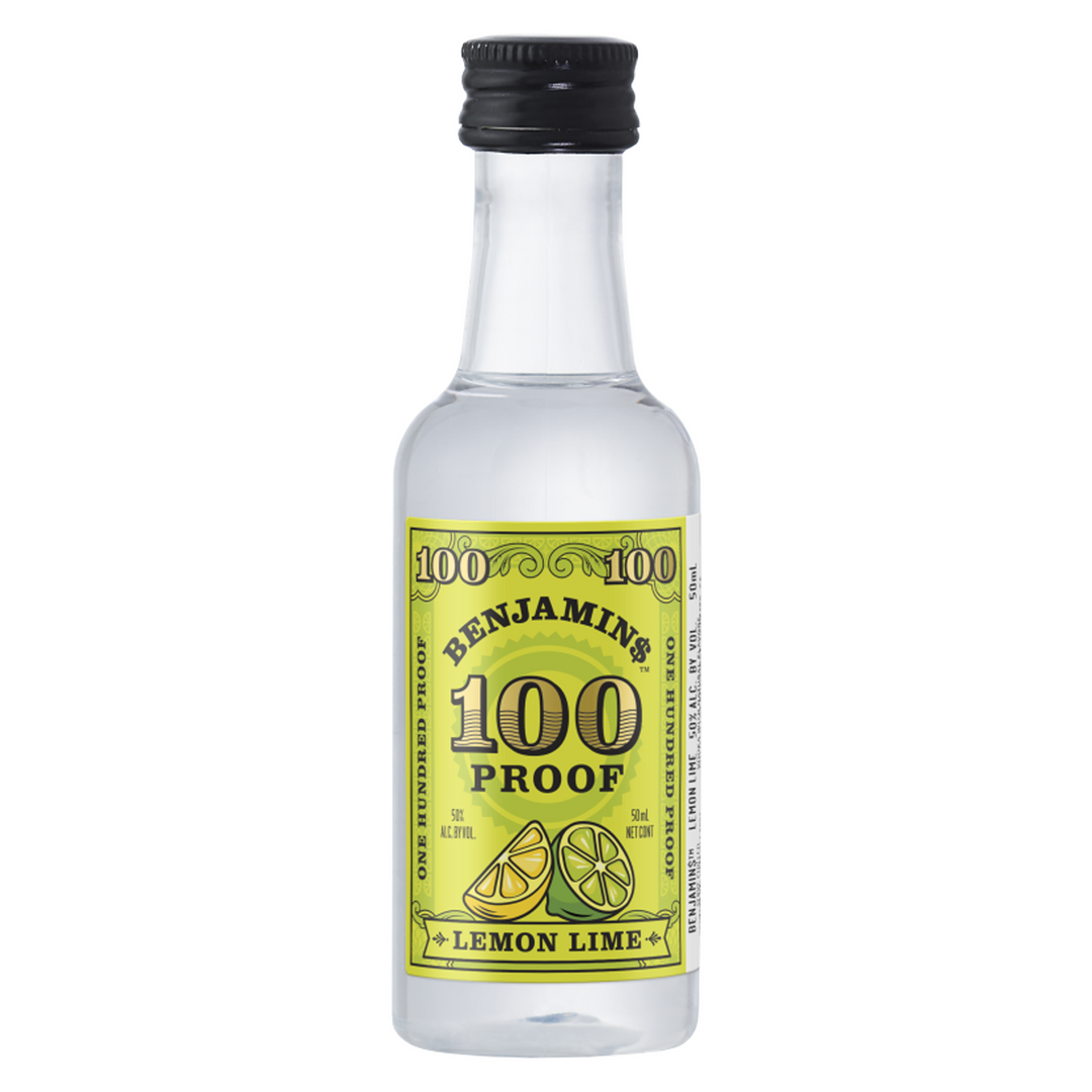 Benjamins Lemon Lime Vodka 50 ml 10 Pack