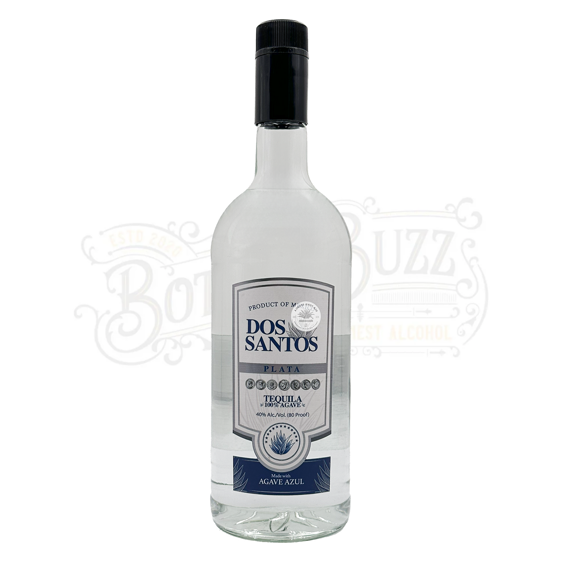 Dos Santos Plata Tequila 1L – BottleBuzz