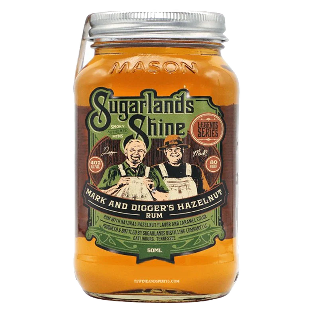 Sugarlands Shine Mark & Digger's Hazelnut Rum 50 ml 48 Pack