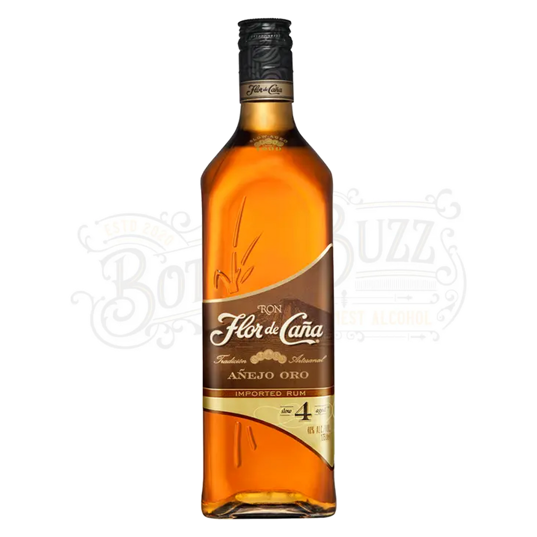 Flor de Cana 4 Year Old Oro Rum 375 ml