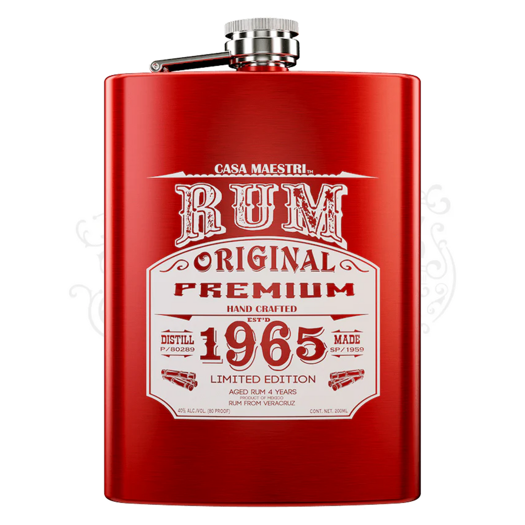 Casa Maestri Rum Gold Flask