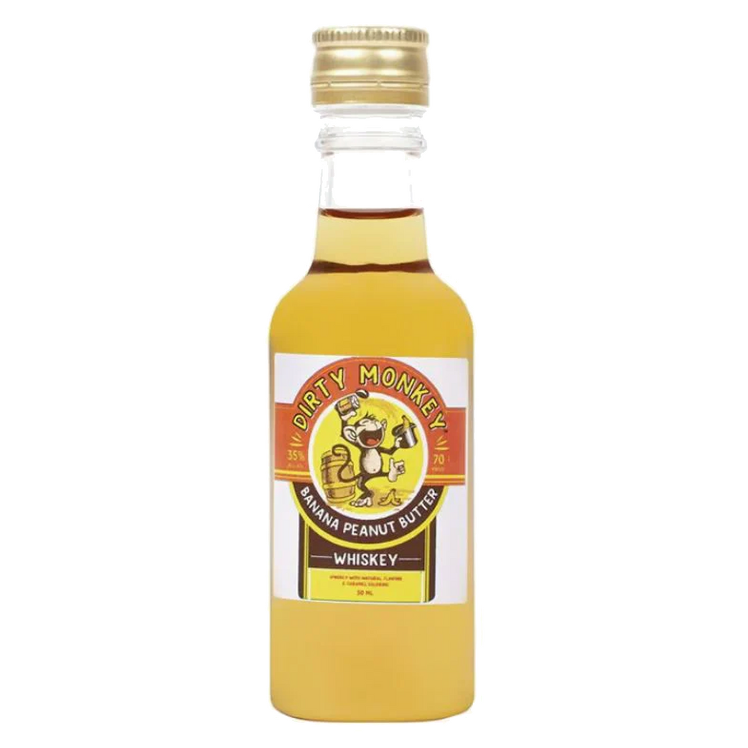 Dirty Monkey Banana Peanut Butter Whiskey 50 ml 10 Pack