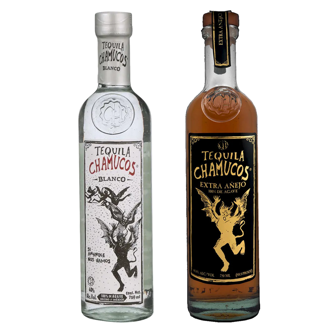 Chamucos Tequila Blanco & Chamucos Tequila Extra Anejo Bundle