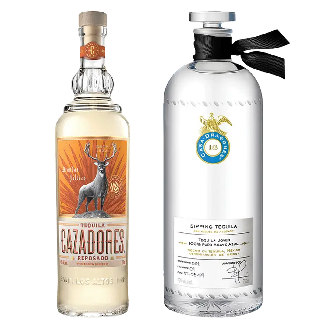 Cazadores Tequila Reposado & Casa Dragones Tequila Joven Bundle