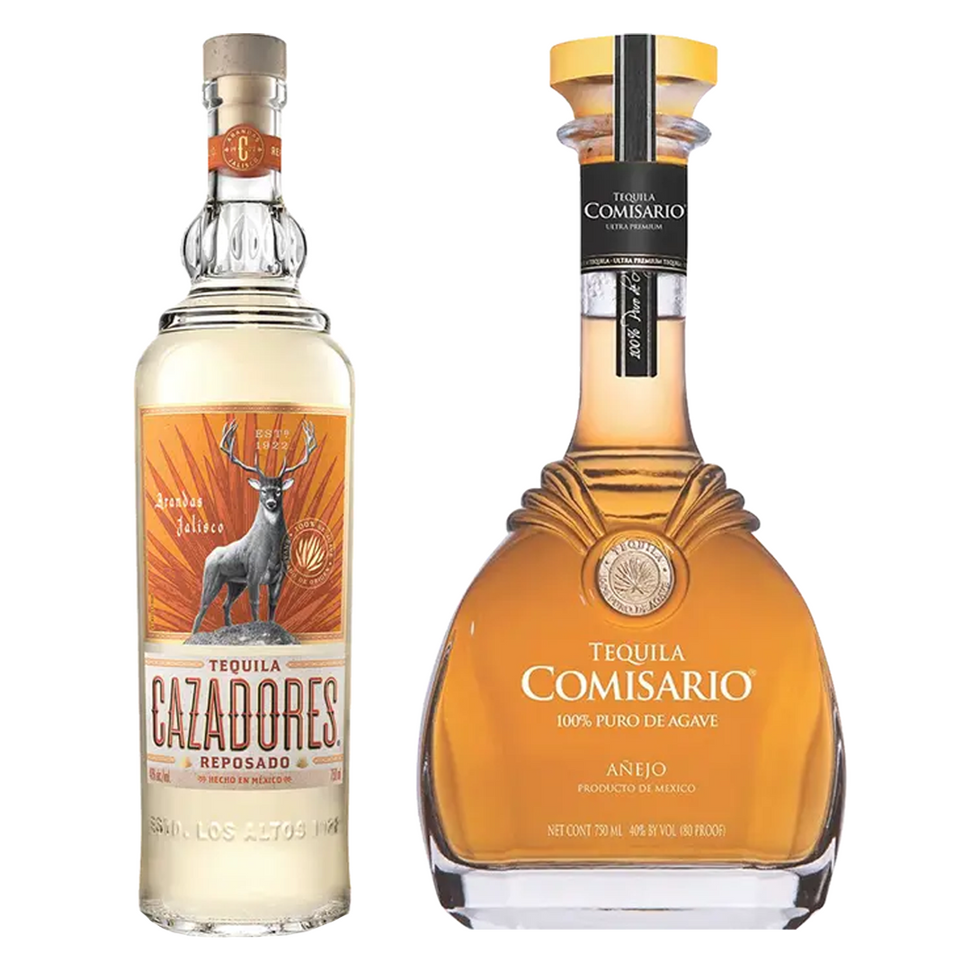 Cazadores Tequila Reposado & Comisario Tequila Anejo Bundle
