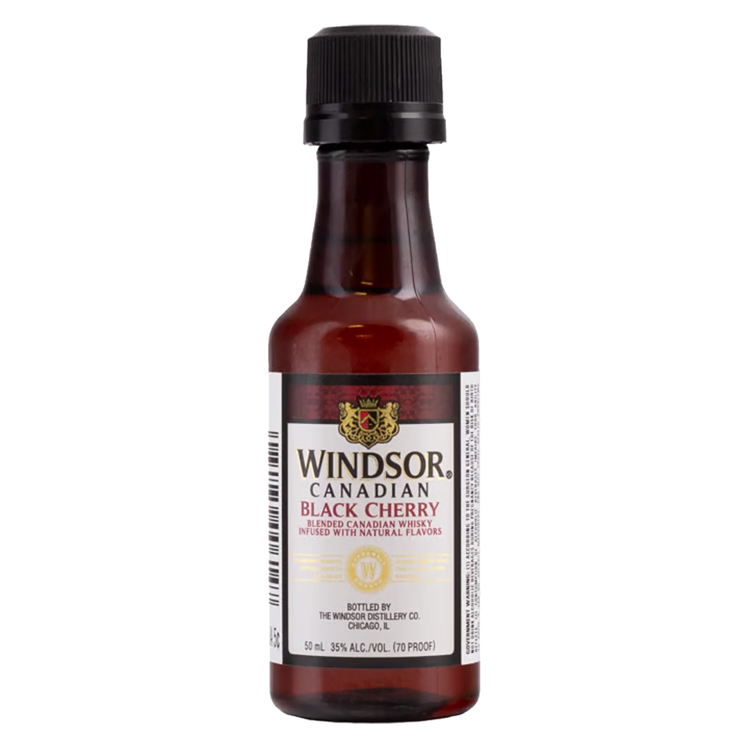 Windsor Canadian Black Cherry Whiskey 50 ml 10 Pack