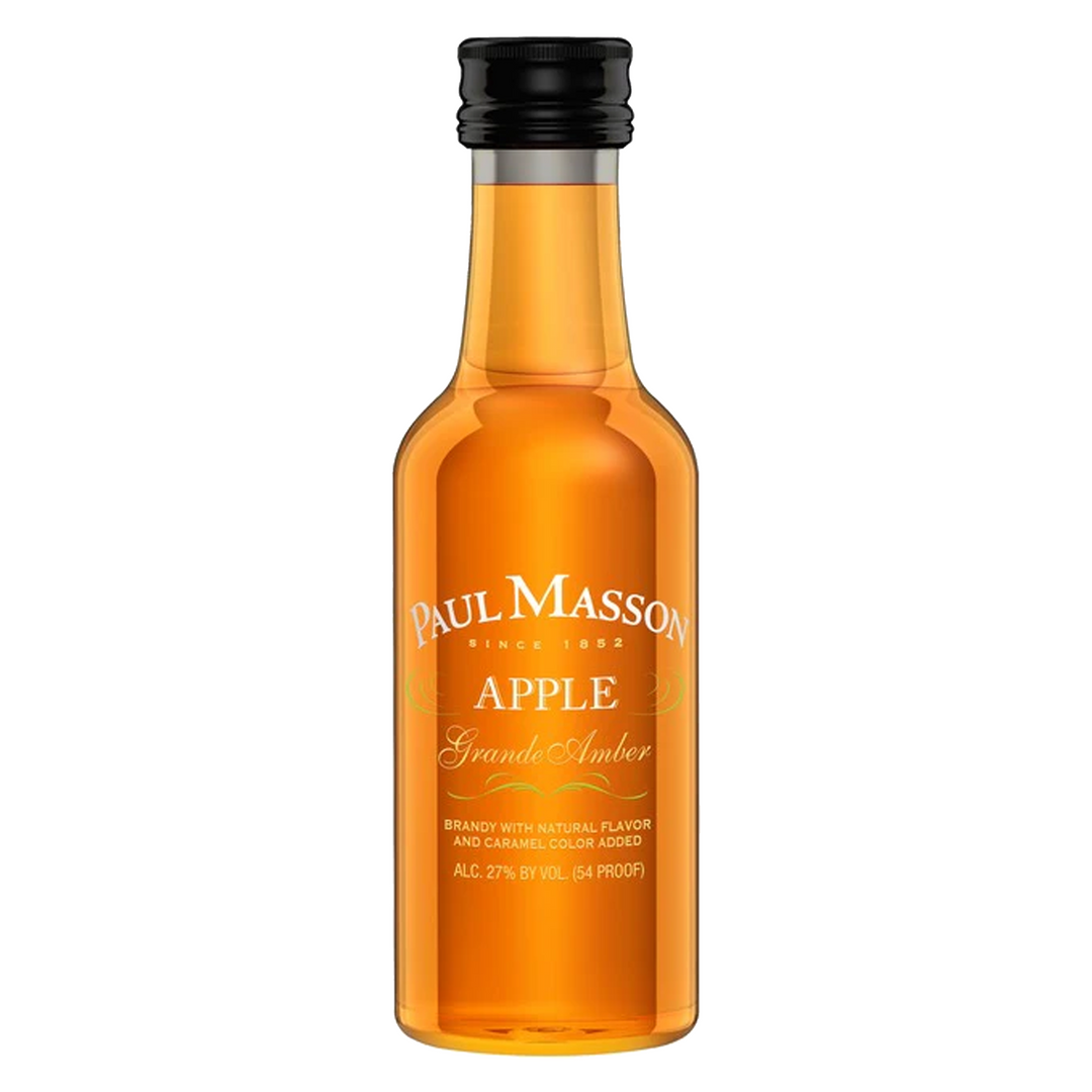 Paul Masson Apple Flavored Brandy Grande Amber 50ml 12 Pack