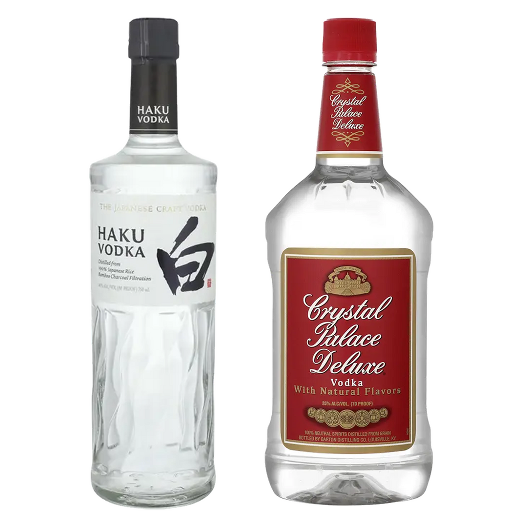 Suntory Vodka Haku & Crystal Palace Vodka Bundle