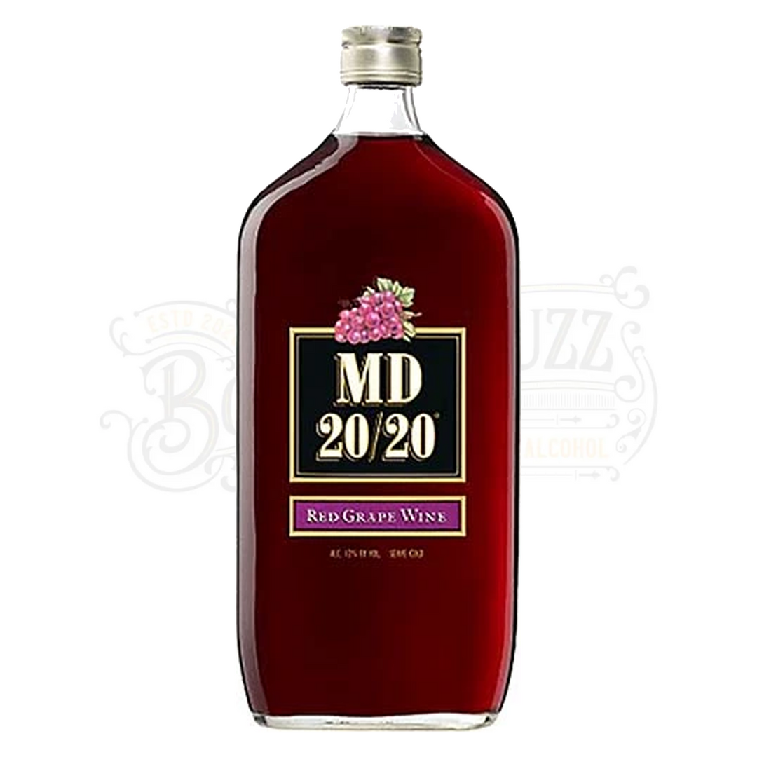 Md 20/20 Red Grape Flavored Wine 375 ml
