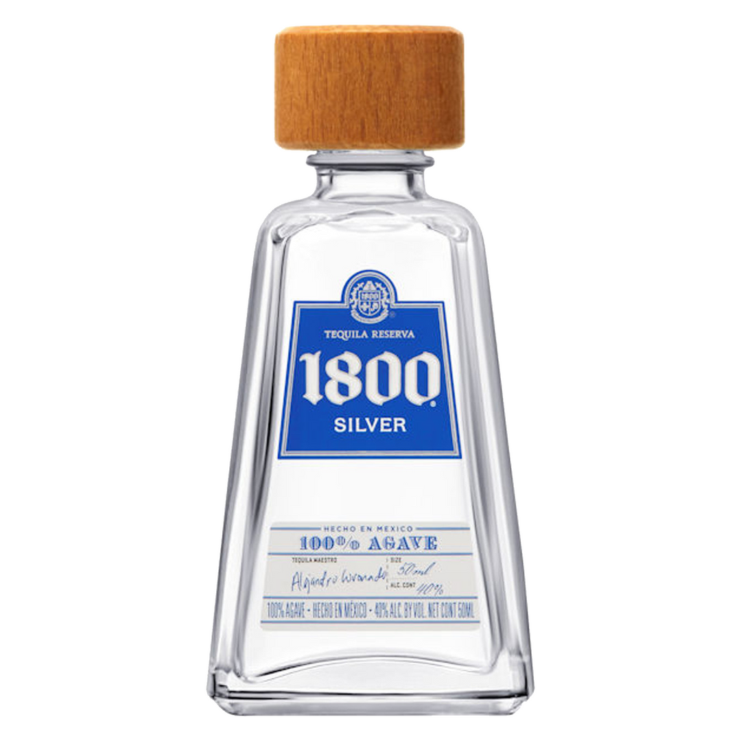1800 Blanco Tequila 50 ml 10 Pack