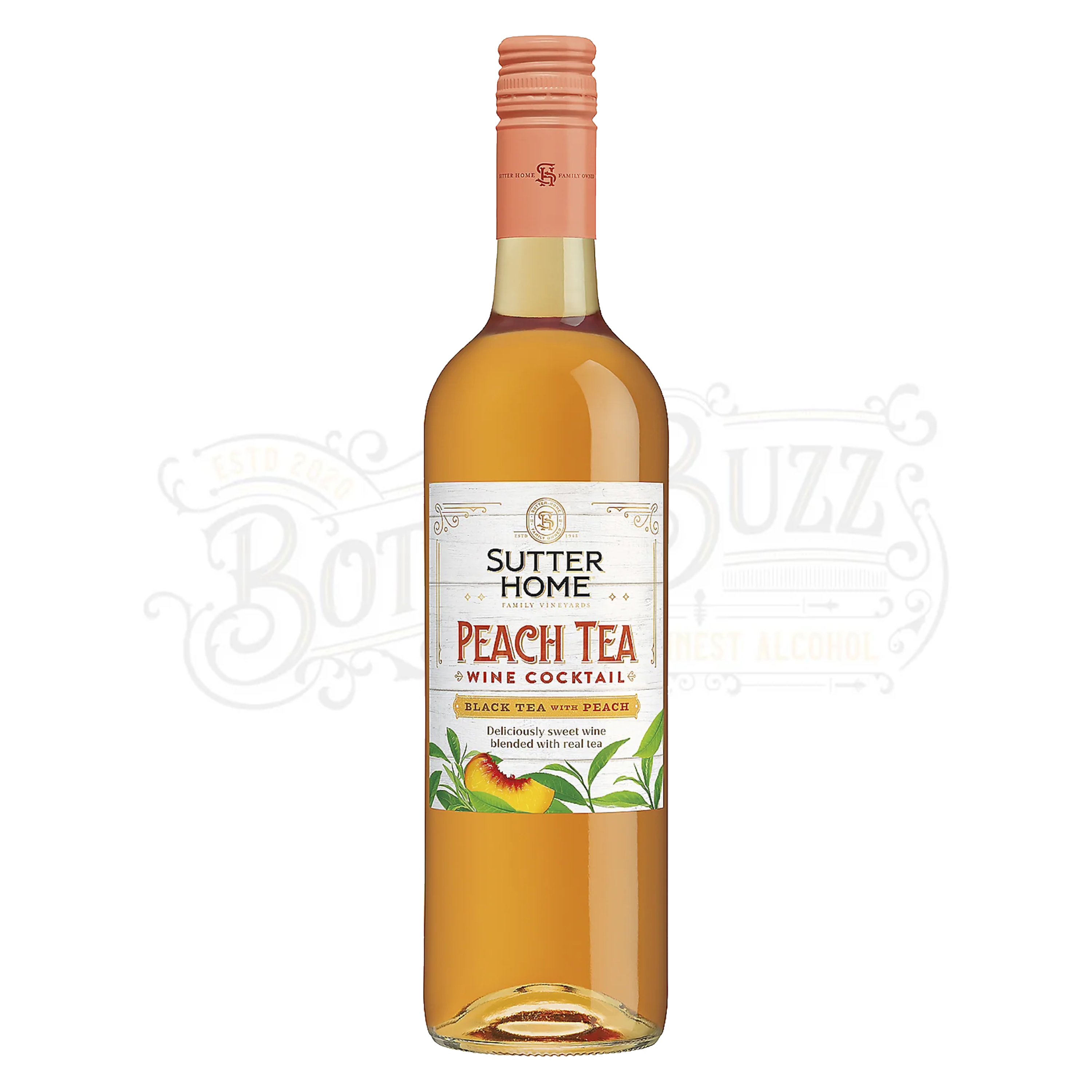 Sutter Home Peach Tea Wine Cocktail Black Tea With Peach 1.5L – BottleBuzz