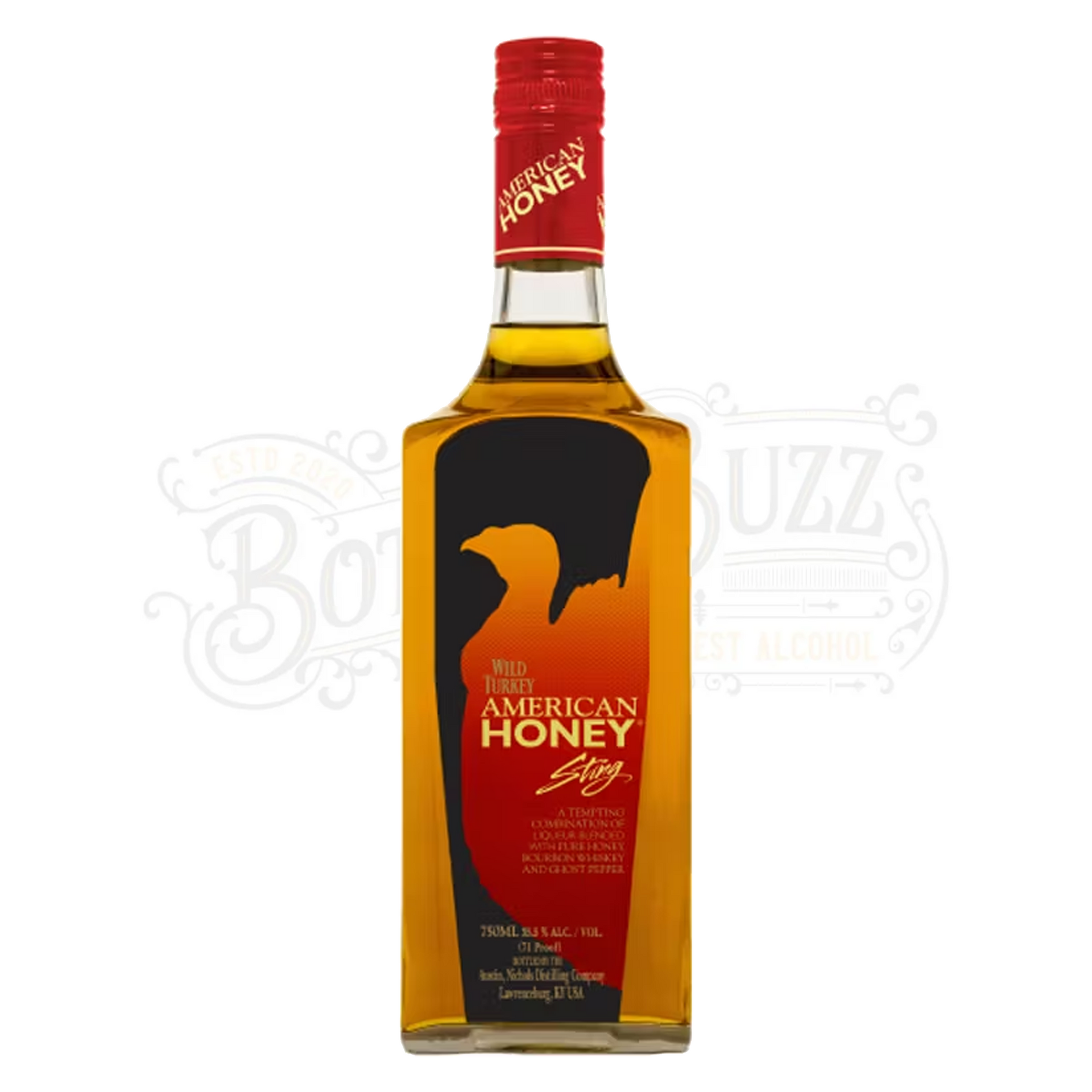 Wild Turkey Honey Whiskey Liqueur With Ghost Peppers American