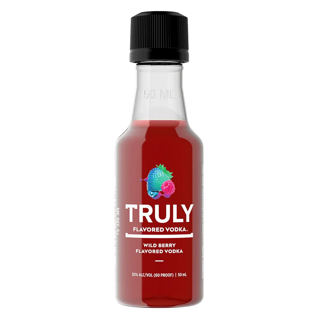 Truly Wild Berry Flavored Vodka 50 ml 10 Pack