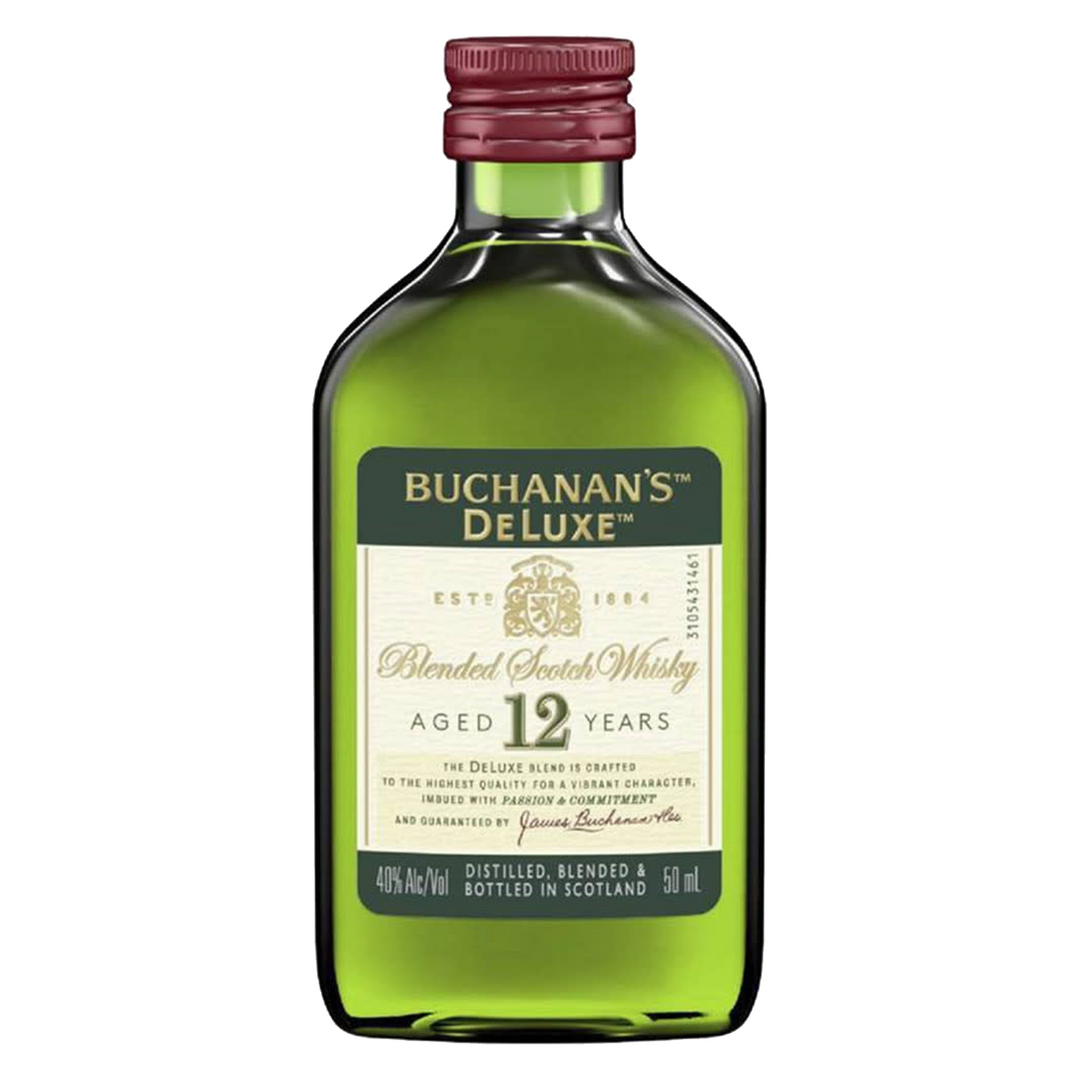 Buchanan's Blended Scotch Deluxe 12 Yr 50 ml 12 Pack