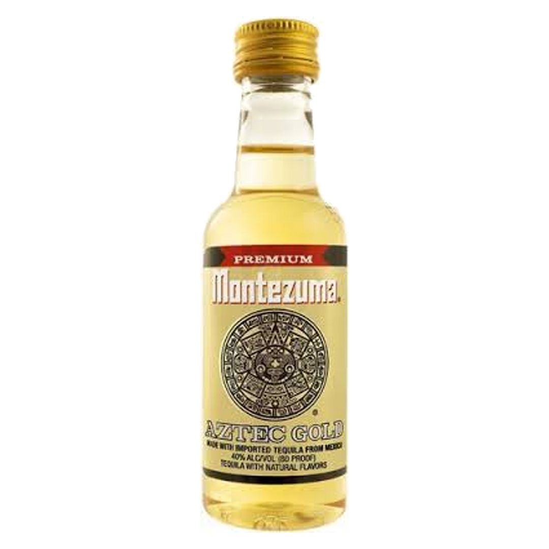 Montezuma Tequila Gold 50 ml 12 Pack