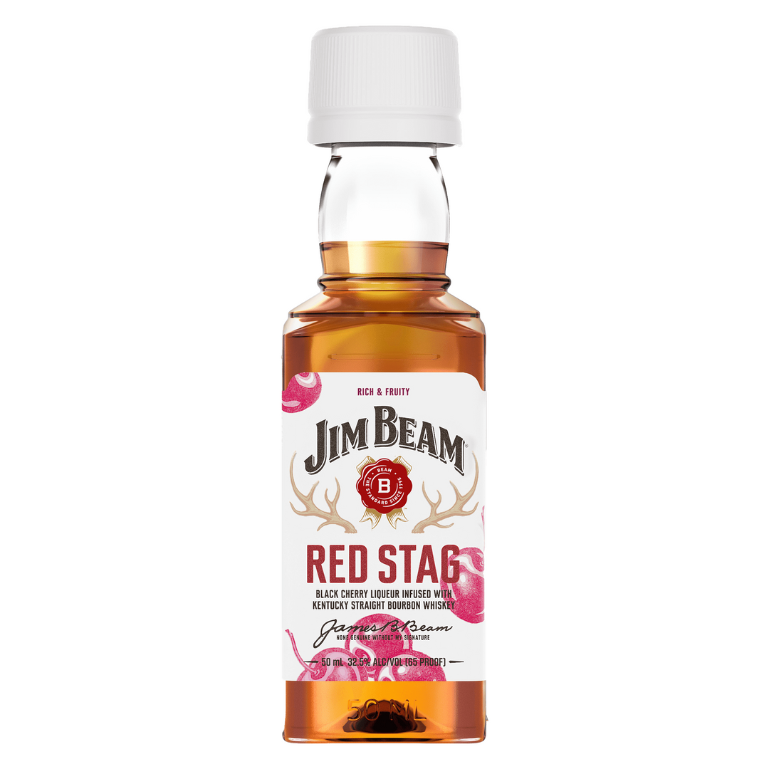 Red Stag Black Cherry Infused Straight Bourbon 50ml 10 Pack