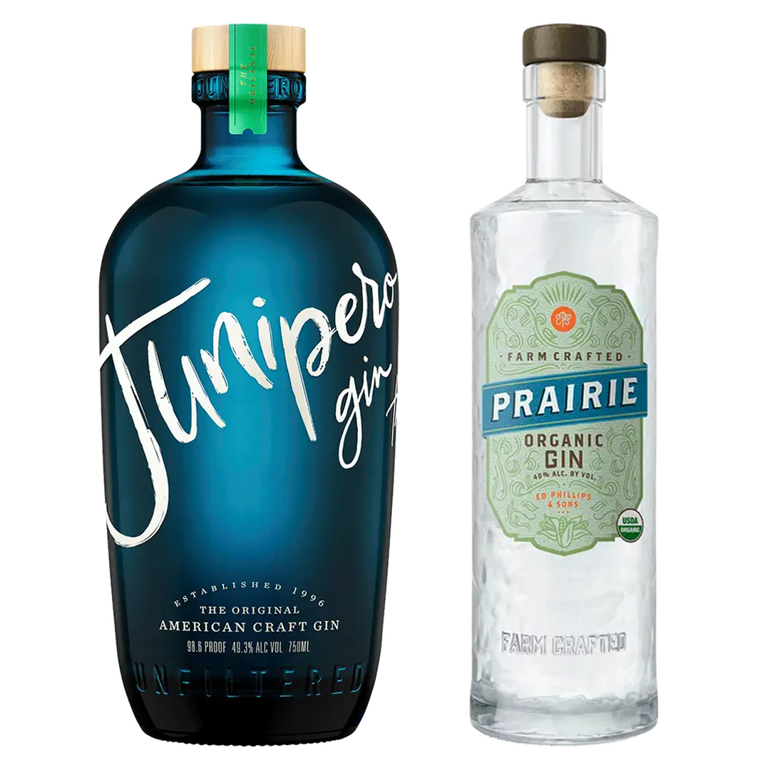 Junipero American Craft Gin & Prairie Dry Gin Bundle