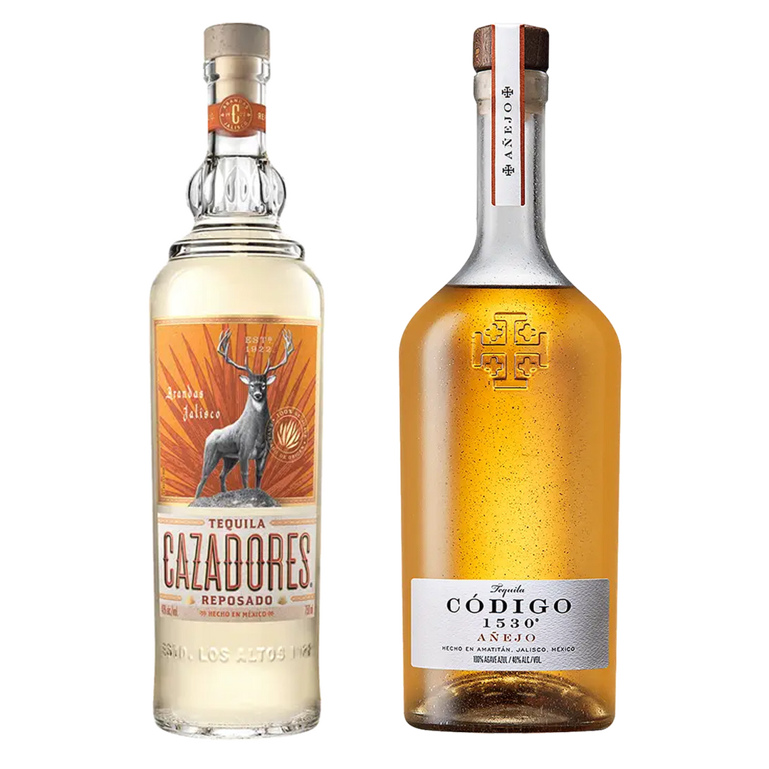 Cazadores Tequila Reposado & Codigo 1530 Tequila Anejo Bundle
