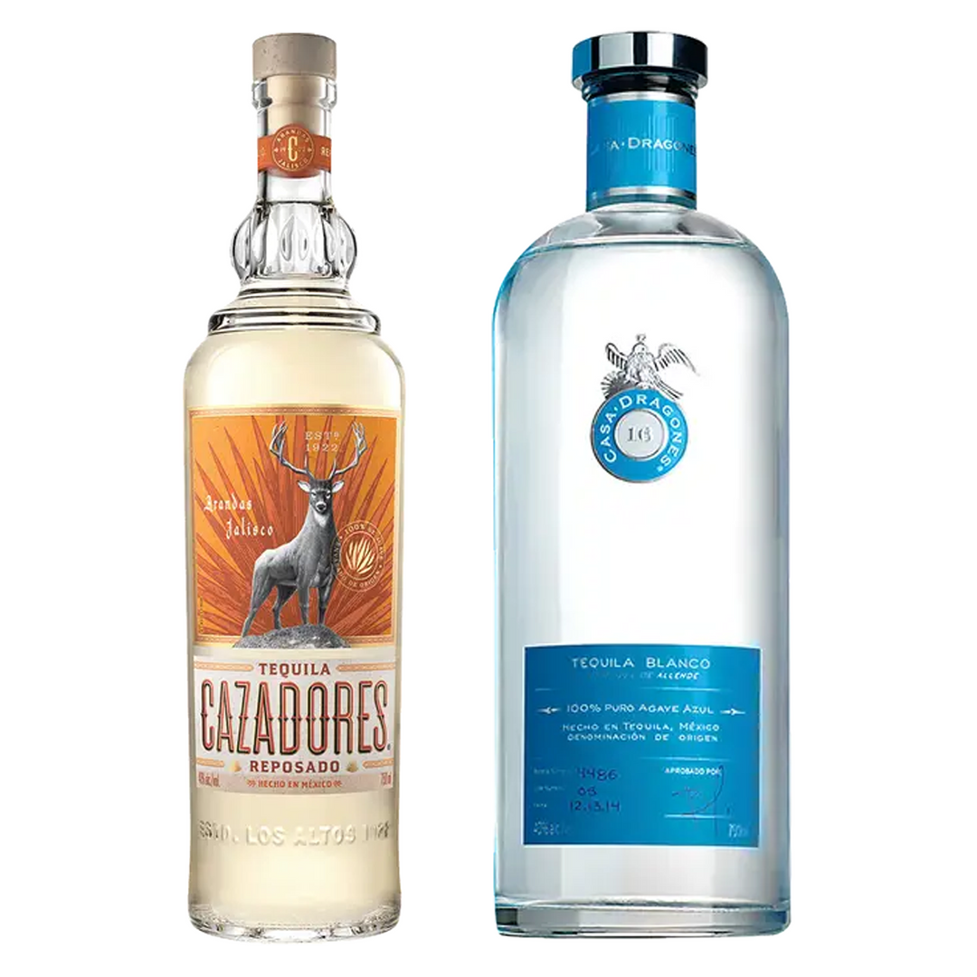 Cazadores Tequila Reposado & Casa Dragones Tequila Blanco Bundle