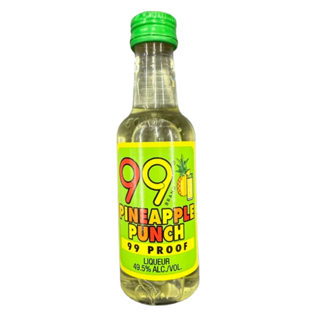 99 Brand Pineapple Fruit Punch Liqueur 50 ml 12 Pack