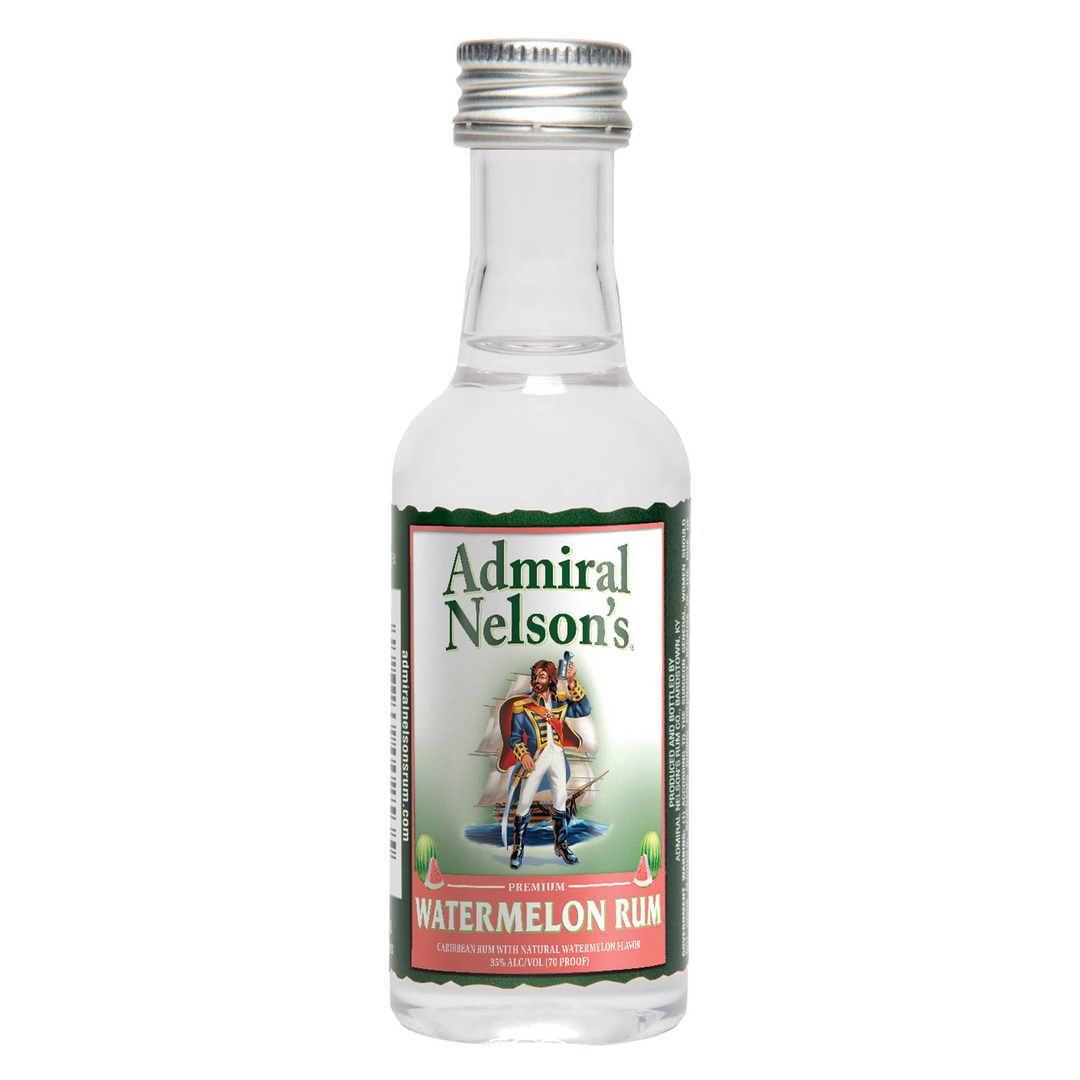 Admiral Nelson's Watermelon Flavored Rum 50 ml 15 Pack