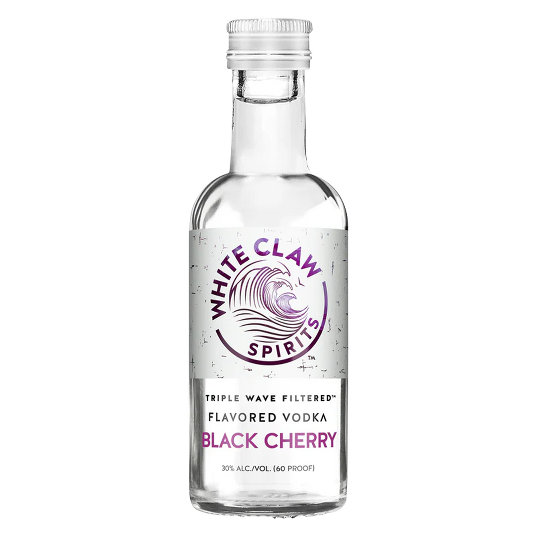 White Claw Flavored Vodka Black Cherry 50 ml 10 Pack
