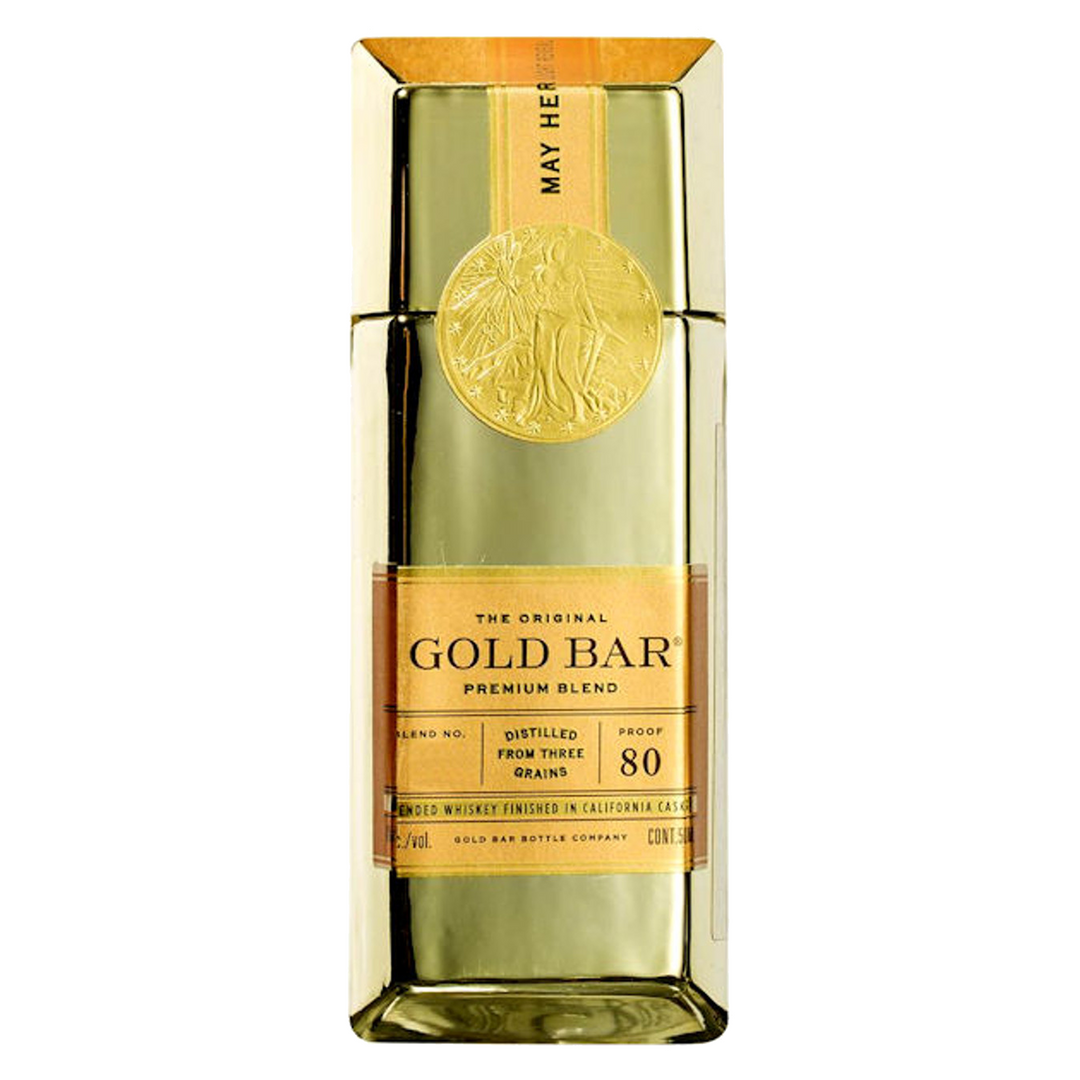 Gold Bar Blended American Whiskey Original 50ml 12 Pack
