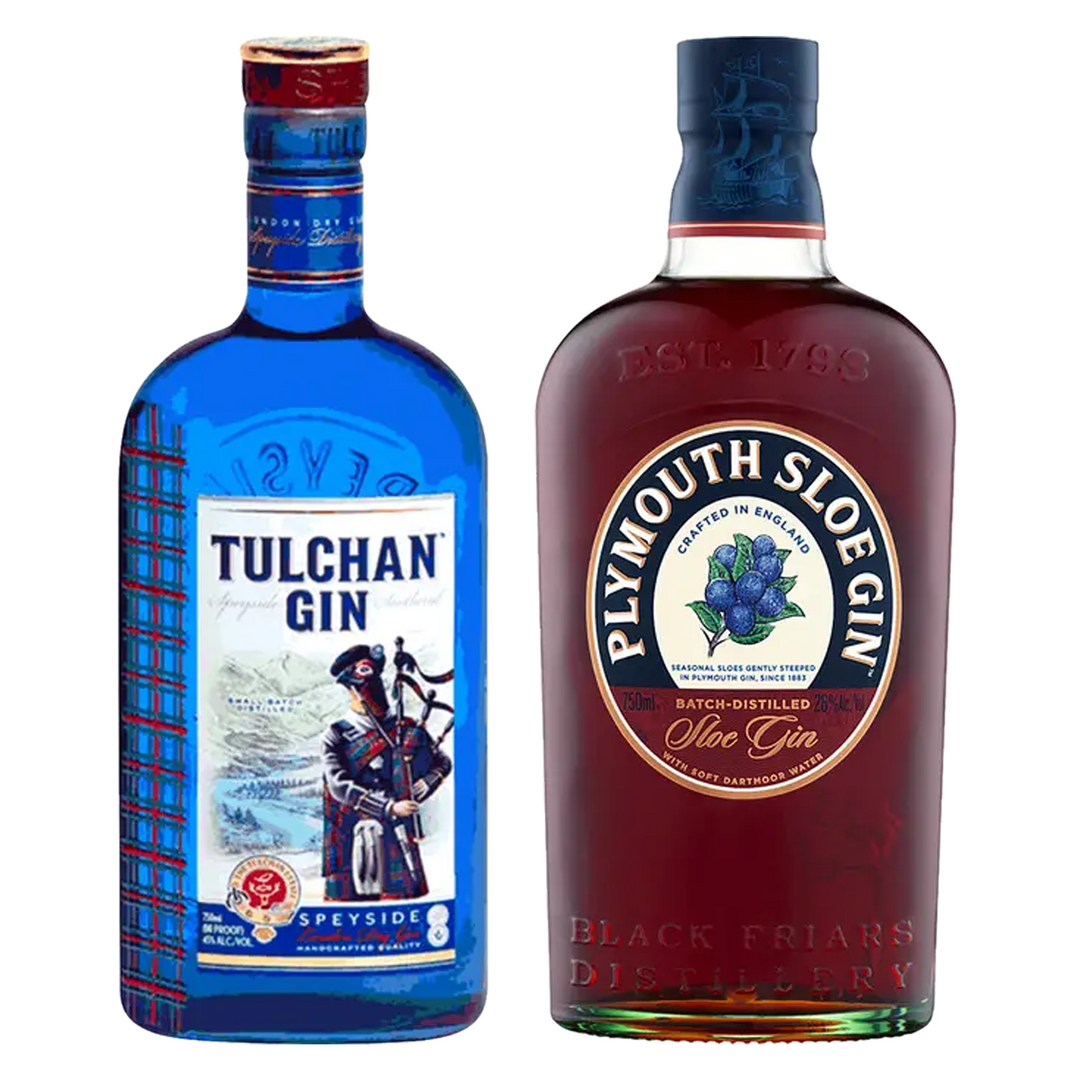 Tulchan Gin & Plymouth Sloe Gin Bundle