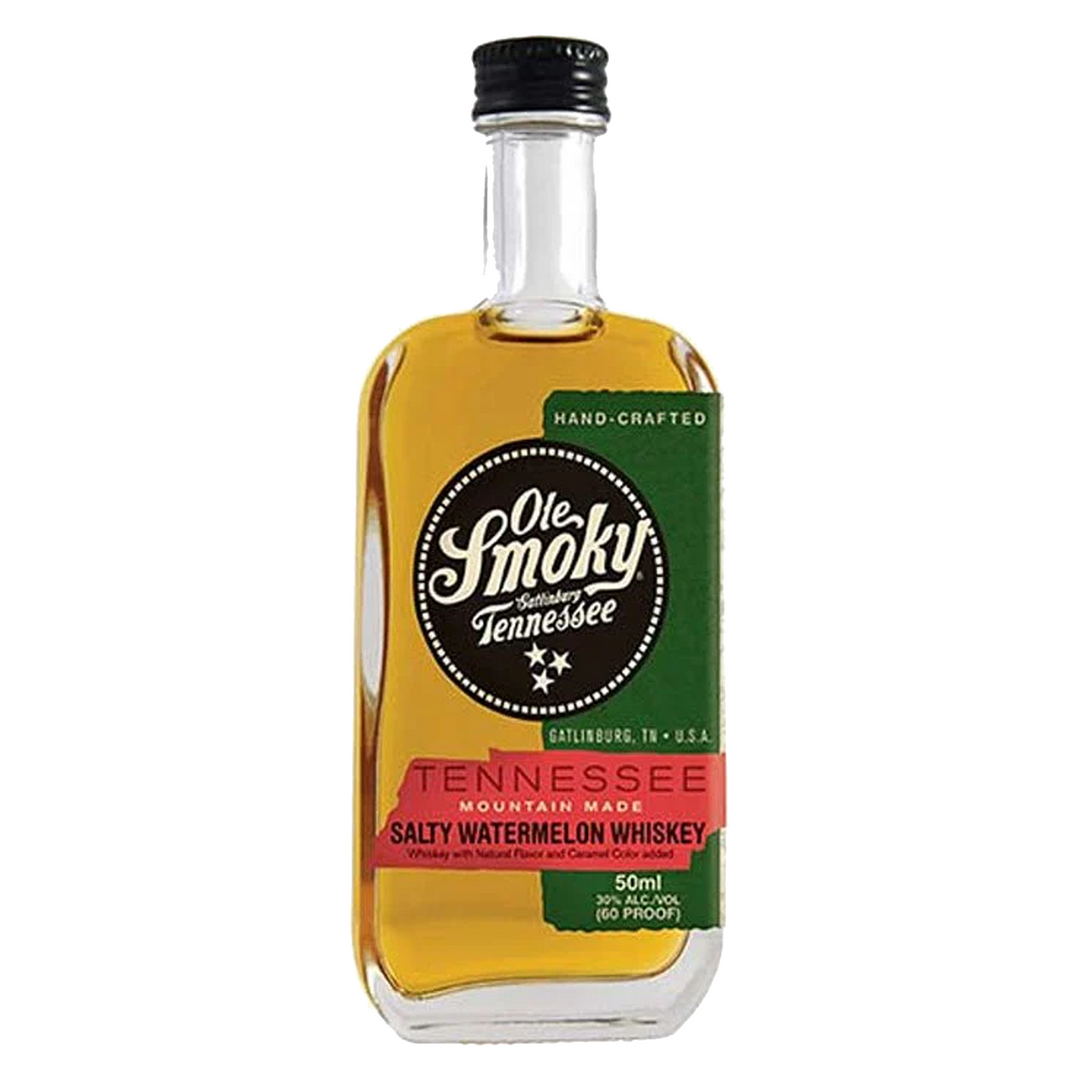 Ole Smoky Salty Watermelon Flavored Whiskey Mountain Made 50 ml 12 Pack