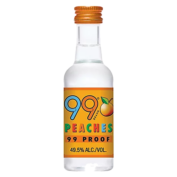 アイドル peach 99 Brand Peach Schnapps 50ml 12 Pack – BottleBuzz