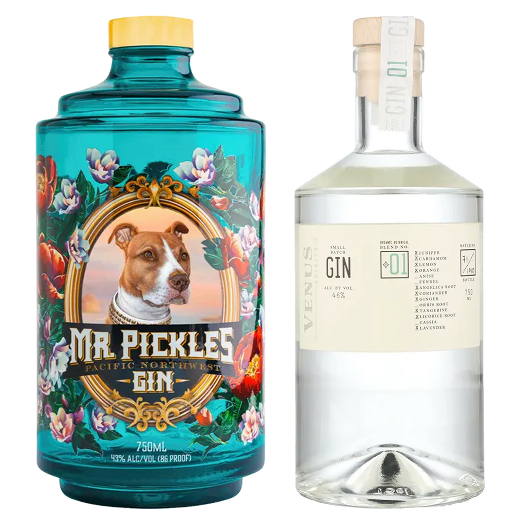 Mr. Pickles Gin & Venus Spirits Small Batch Gin Blend #1 Bundle