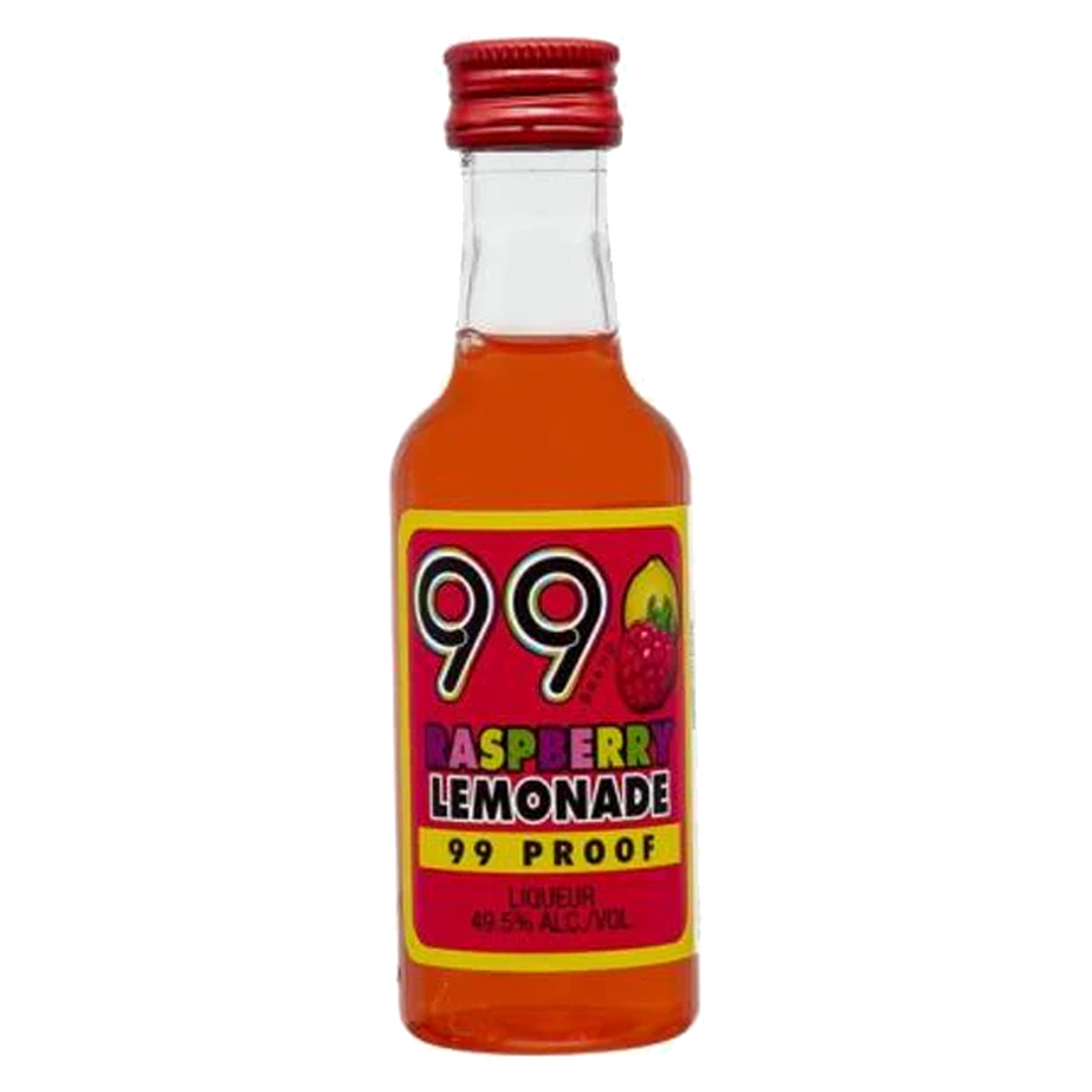 99 Brand Raspberry Lemonade Liqueur 50 ml 12 Pack