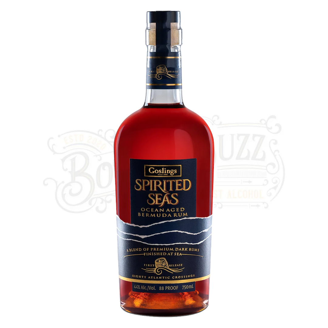 Goslings Ocean Aged Blended Dark Rum Spirited Seas Finished At Sea