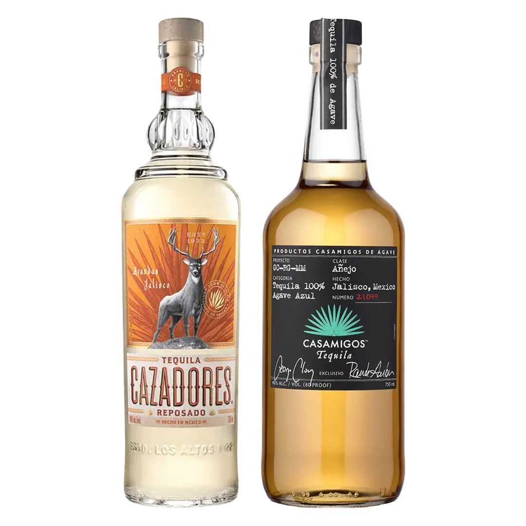 Cazadores Tequila Reposado & Casamigos Tequila Anejo Bundle