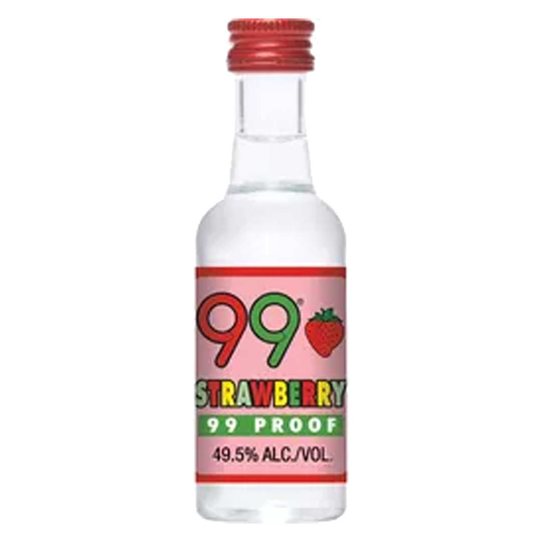 99 Brand Strawberry Schnapps 50 ml 12 Pack
