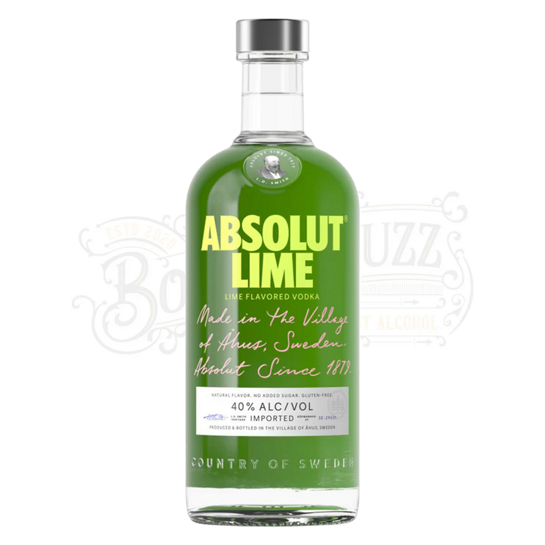 Absolut Lime Flavored Vodka 375 ml