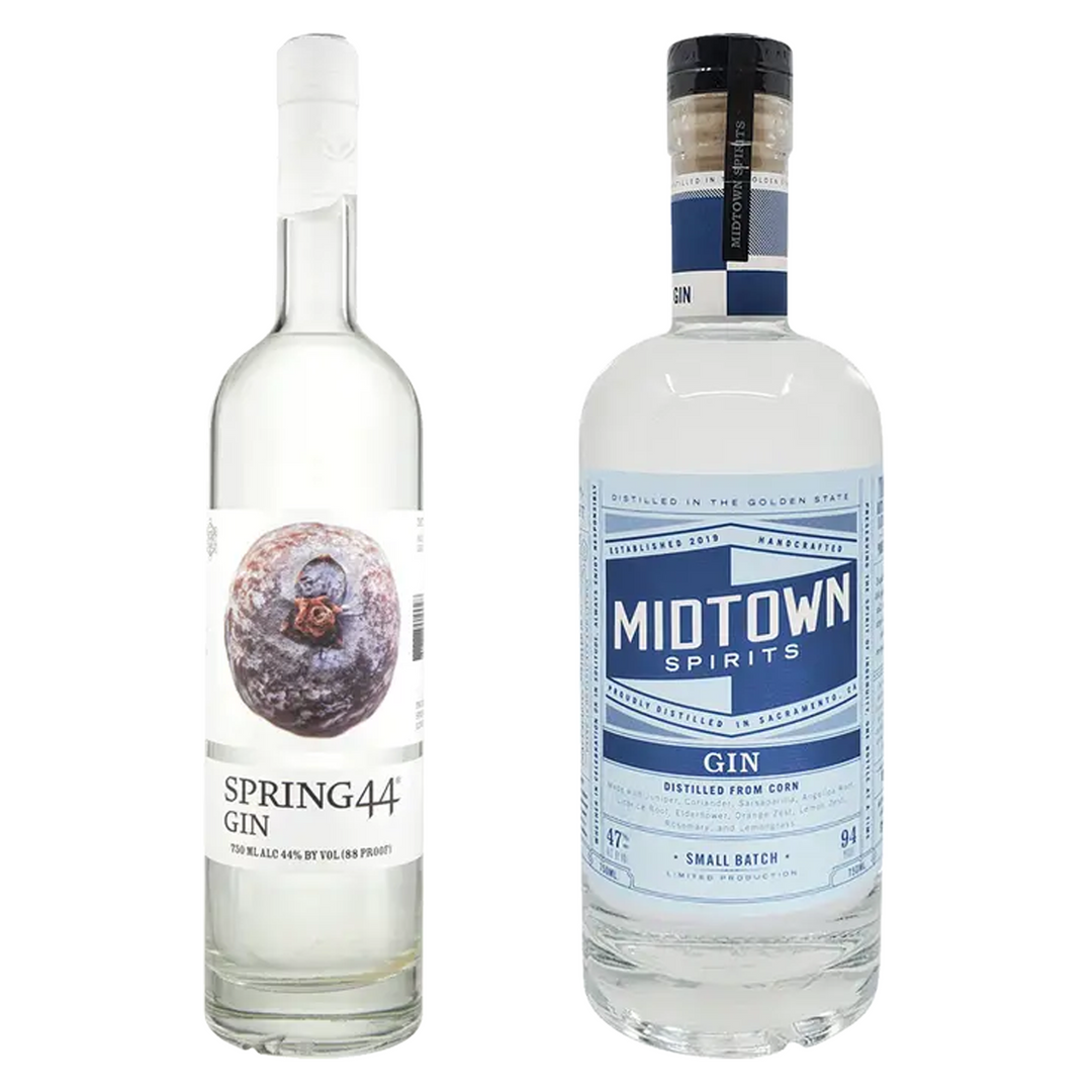 Spring 44 Dry Gin & Midtown Spirits Dry Gin Small Batch Bundle