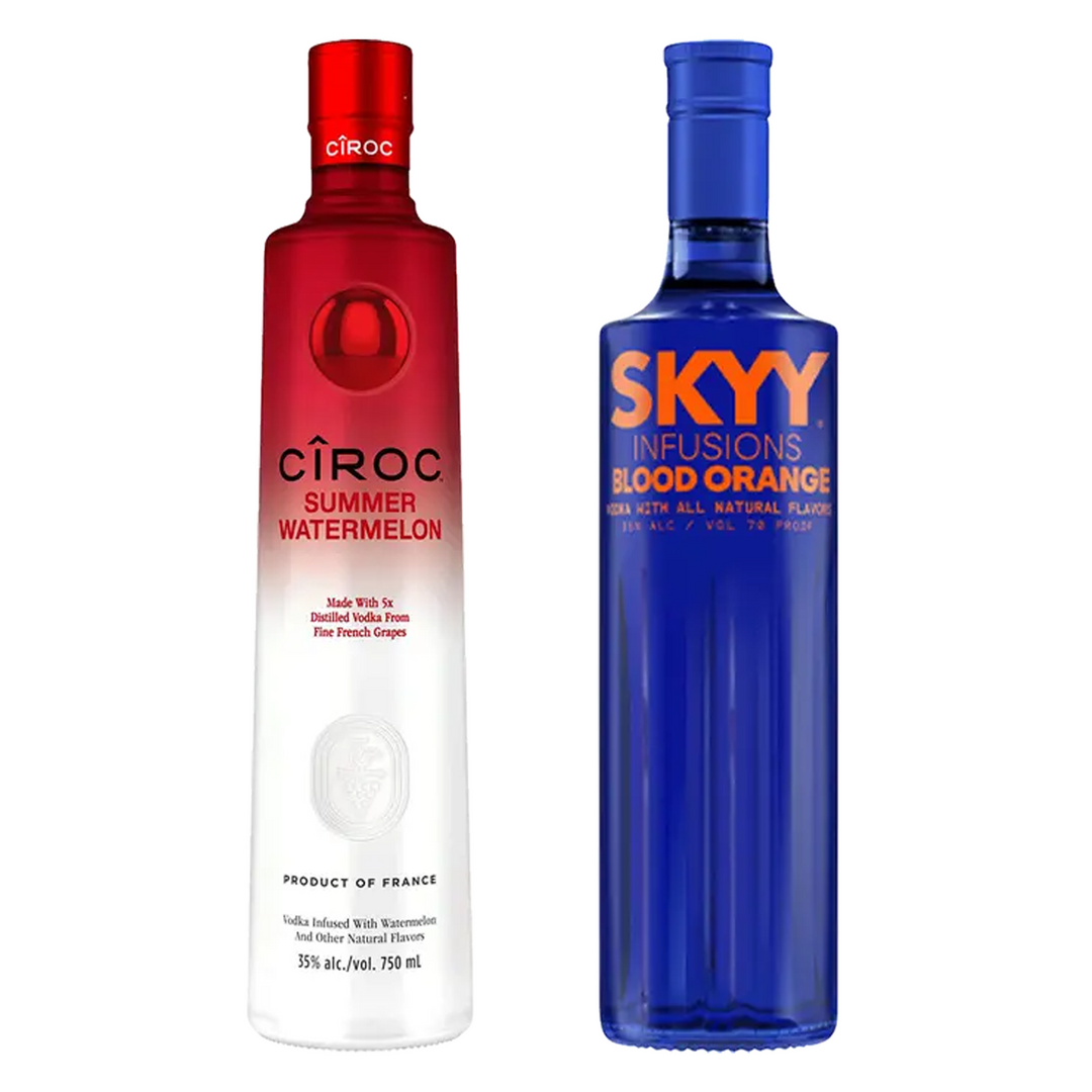 Ciroc Summer Watermelon Flavored Vodka Limited Edition & Skyy Blood Orange Flavored Vodka Infusions