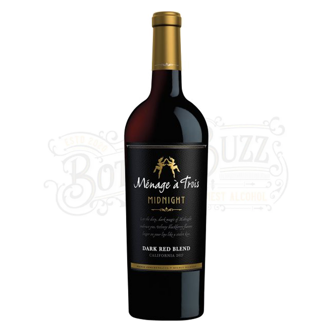 Menage a Trois Dark Red Blend Midnight California