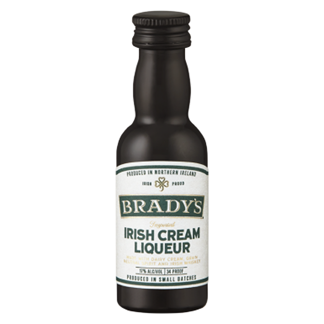 Bradys Irish Cream Liqueur 50 ml 60 Pack