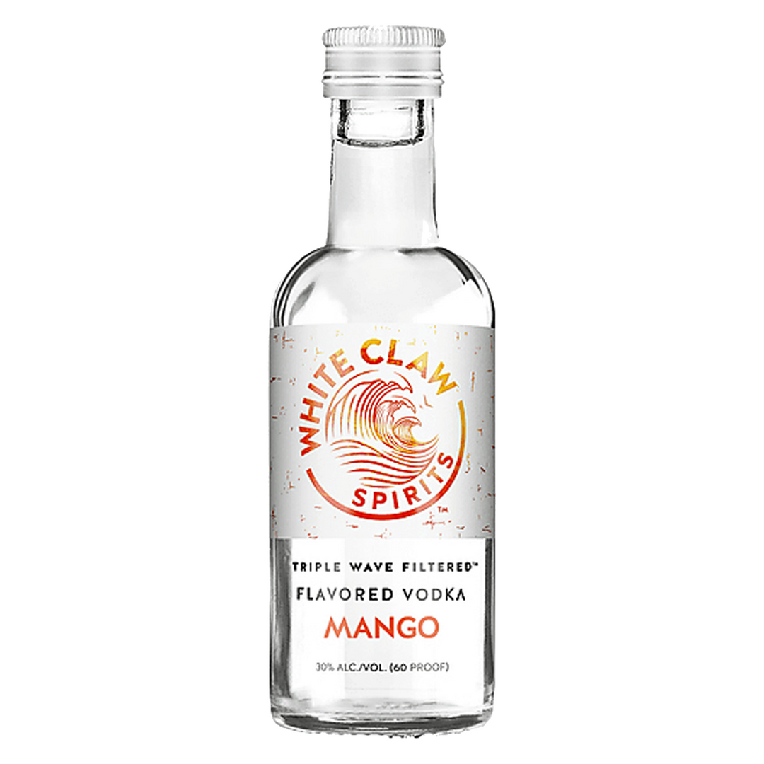 White Claw Flavored Vodka Mango 50 ml 10 Pack