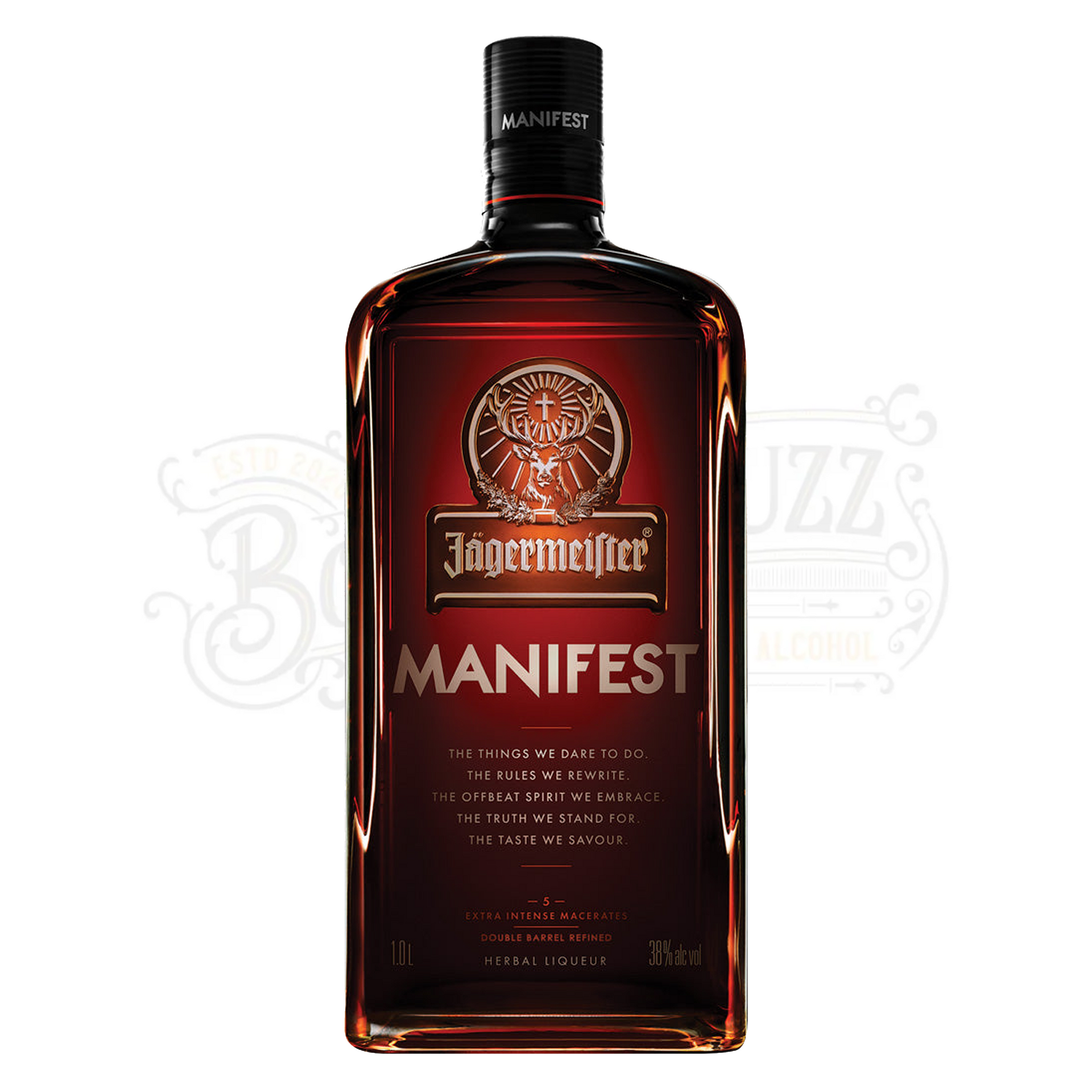 Jagermeister Herbal Liqueur Manifest 1L – BottleBuzz