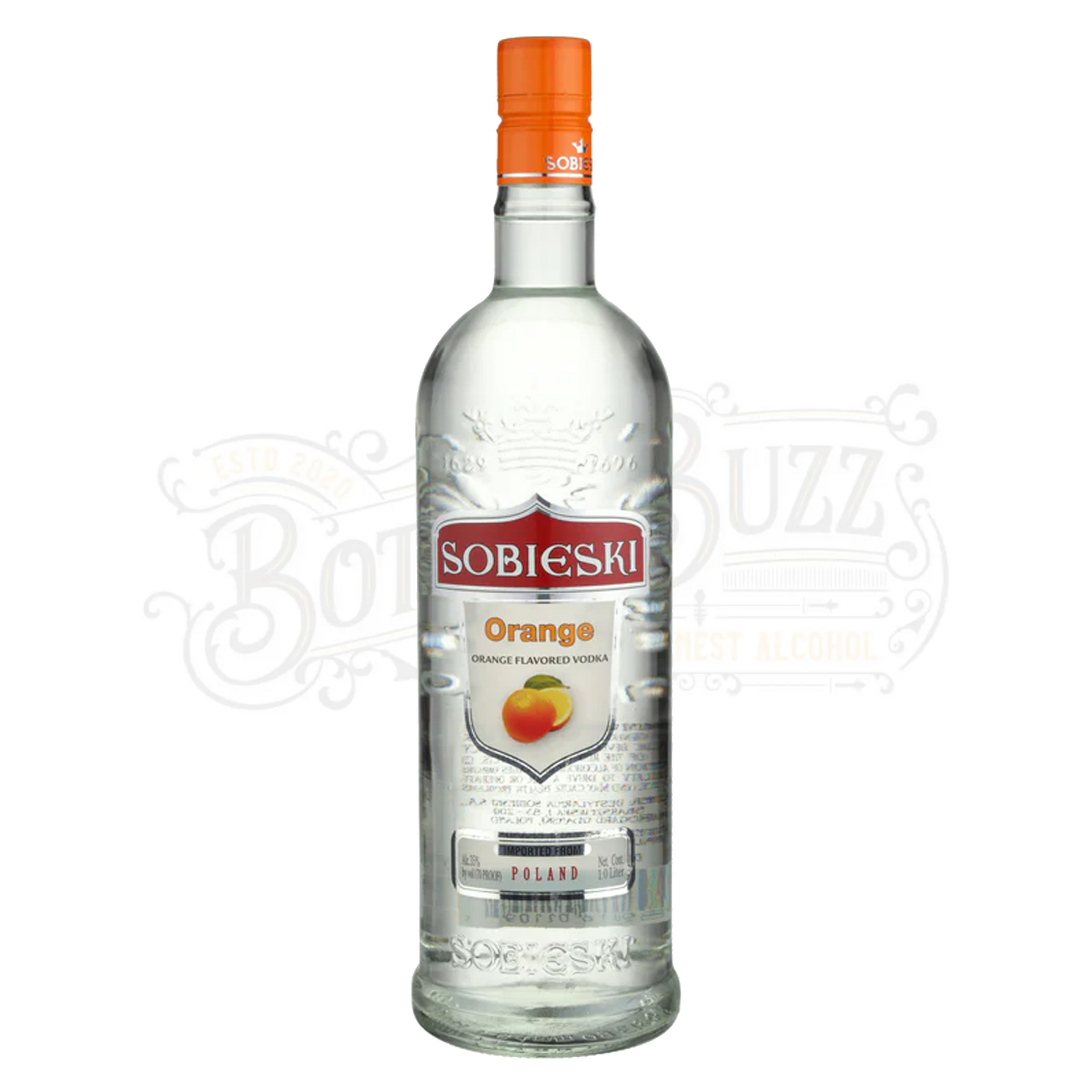 Sobieski Orange Flavored Vodka 1L – BottleBuzz