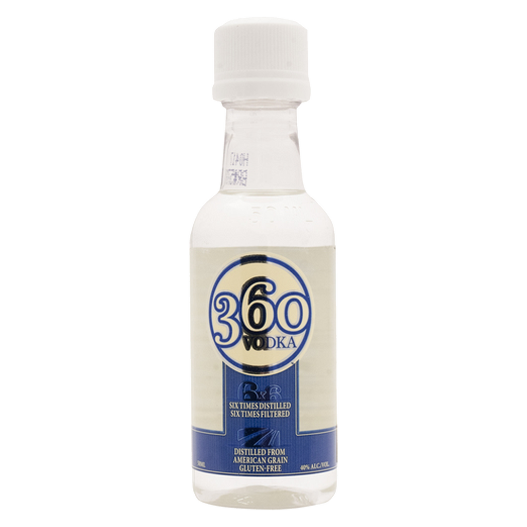 360 Vodka 50ml 10 Pack