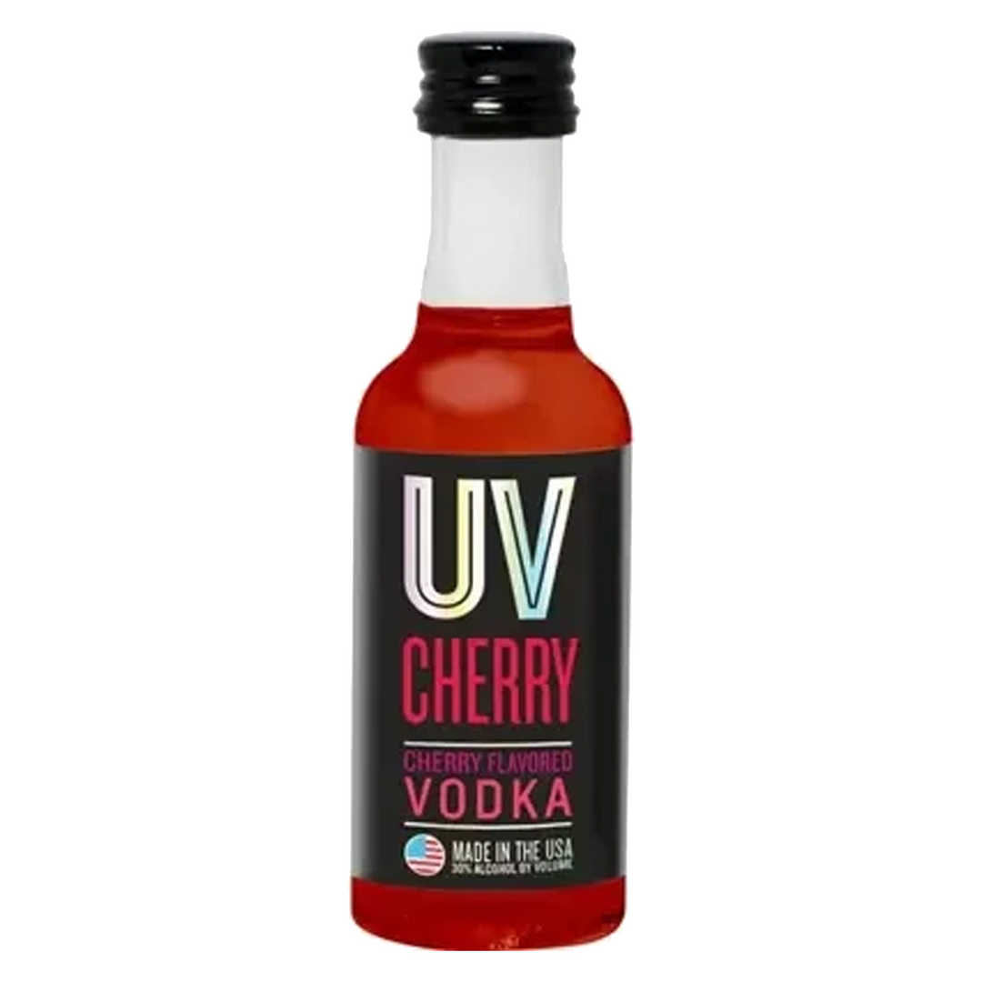 Uv Cherry Flavored Vodka 50 ml 10 Pack