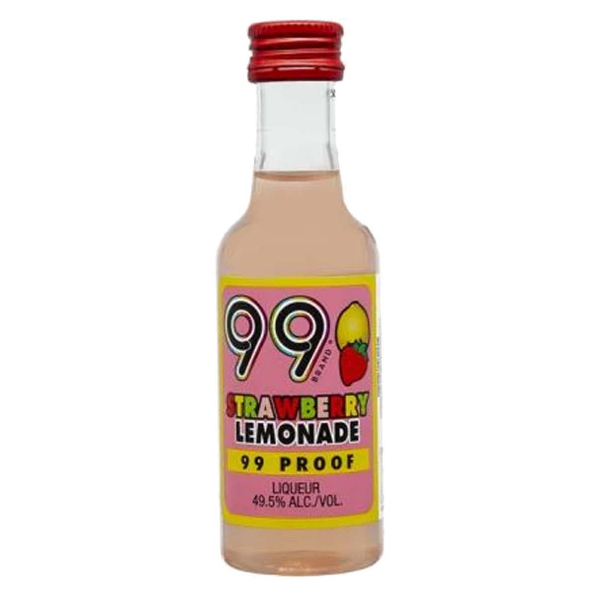 99 Brand Strawberry Lemonade Liqueur 50ml 12 Pack – BottleBuzz